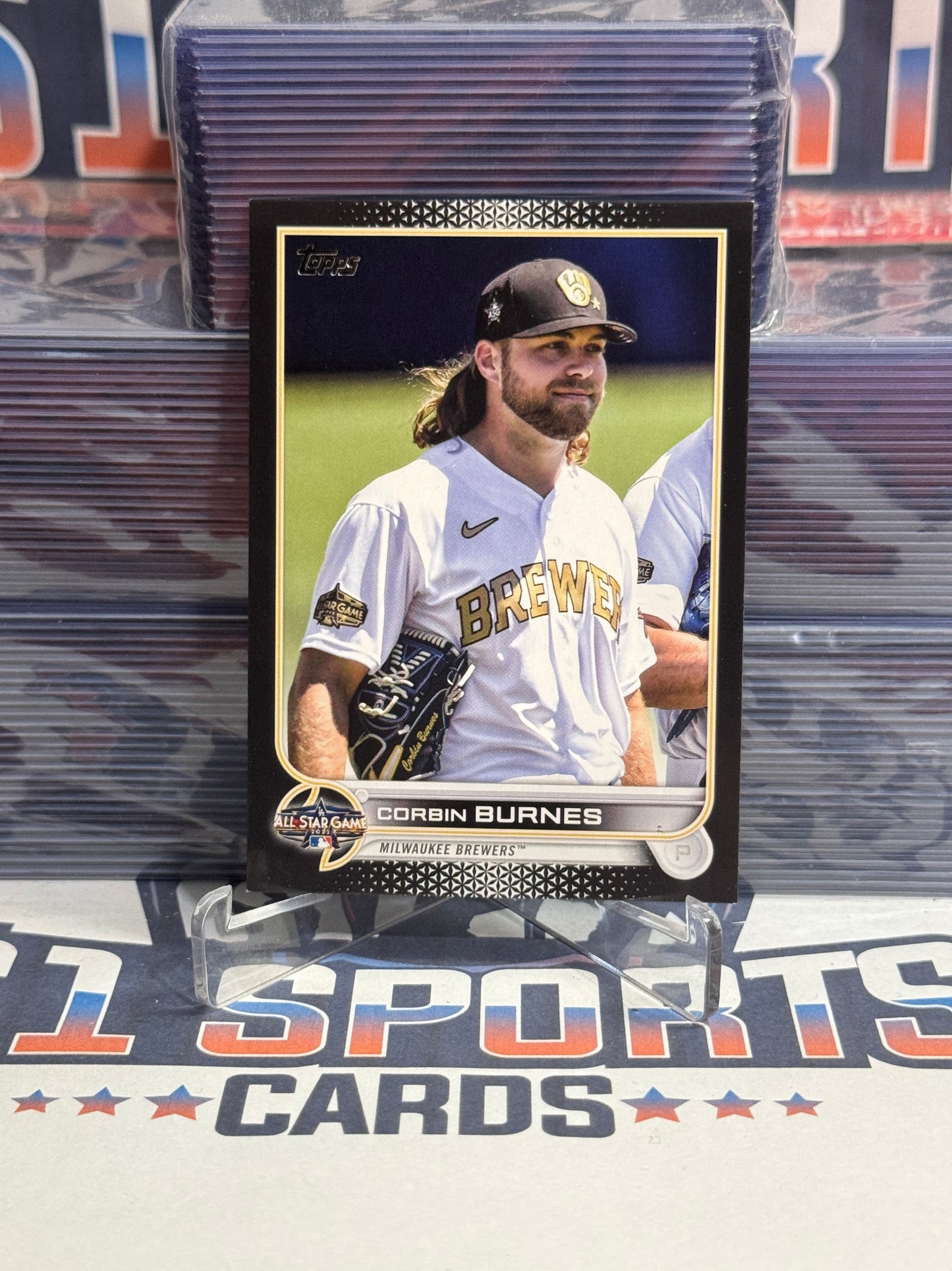 2022 Topps Update (Black, All-Star Game 21/299) Corbin Burns #ASG-40