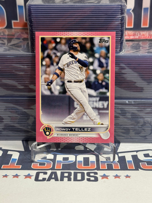 2022 Topps Update (Pink 42/50) Rowdy Tellez #US114