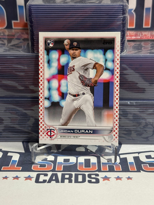 2022 Topps Update (Independence Day 60/76) Jhoan Duran Rookie #US277
