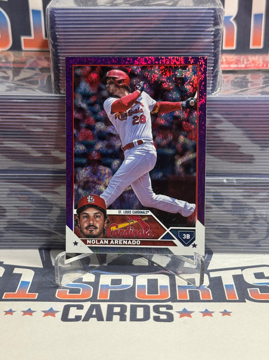 2023 Topps (Purple Foil 467/799) Nolan Arenado #500