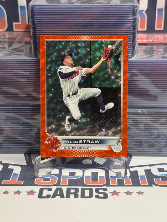 2023 Topps (Orange Foil 191/299) Myles Straw #654