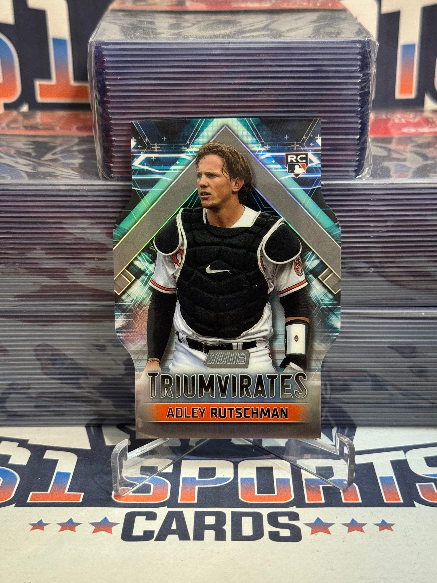 2023 Topps Stadium Club (Triumvirates) Adley Rutschman Rookie #T2