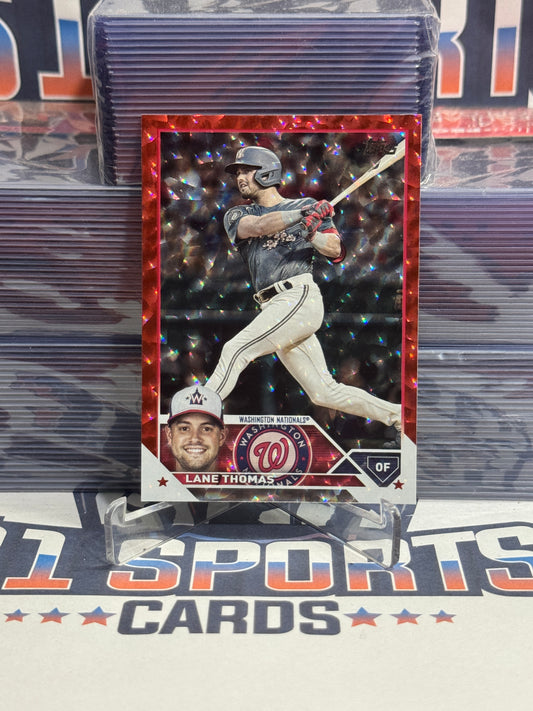 2023 Topps (Red Foil 49/199) Lane Thomas #437