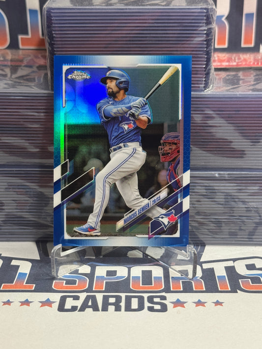 2021 Topps Chrome Update (Blue Refractor 138/199) Marcus Semien #USC76