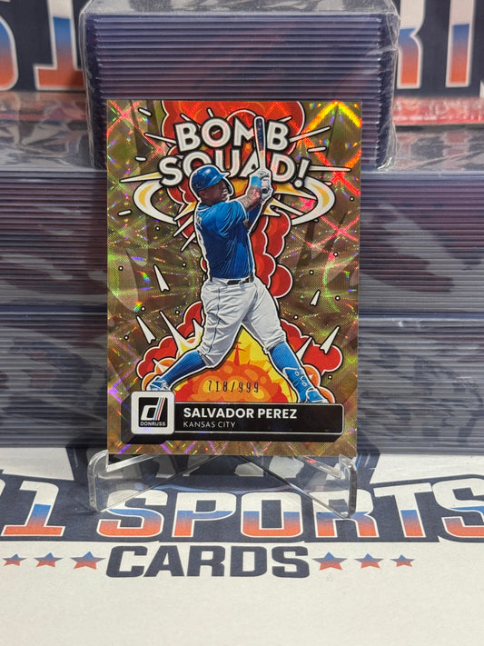 2022 Donruss (Bronze, Bomb Squad 716/999) Salvador Perez #BS-1
