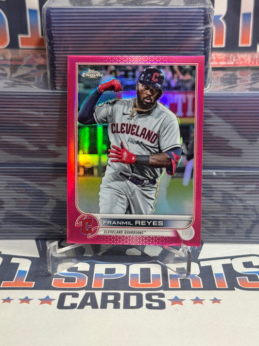 2022 Topps Chrome (Pink Refractor 294/399) Franmil Reyes #97