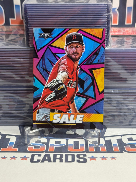 2021 Topps Fire (Pink Foil 20/25) Chris Sale #56