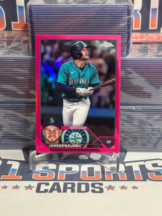 2023 Topps Chrome Update (Pink Refractor 349/399) Jarred Kelenic #USC68