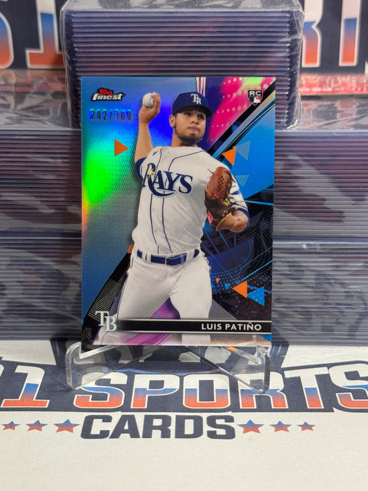 2021 Topps Finest (Sky Blue Refractor 202/300) Luis Patino Rookie #79