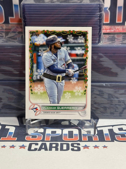 2022 Topps Holiday (Christmas Lights Variation) Vladimir Guerrero Jr. #HW10
