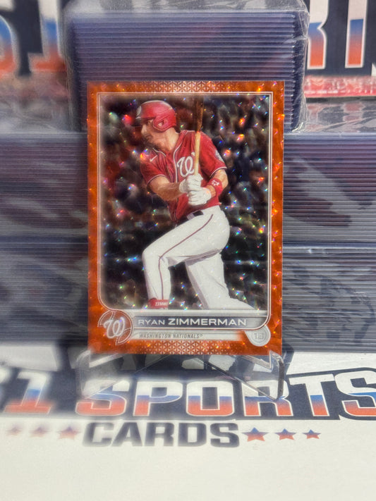 2022 Topps (Orange Foil 141/299) Ryan Zimmerman #296