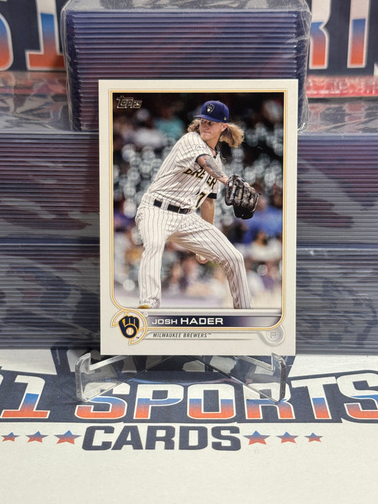 2022 Topps (Advanced Stats 264/300) Josh Hader #387