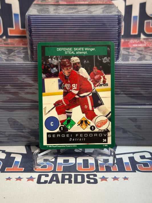 1995 Playoff One on One Sergei Fedorov #34