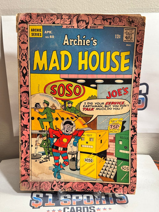 1968 Archie's Mad House #60