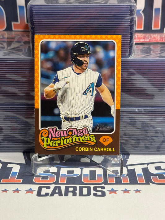 2024 Topps Heritage (New Age Performers) Corbin Carroll #NAP-8