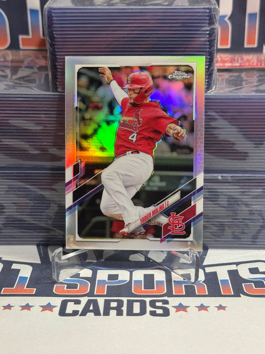 2021 Topps Chrome (Refractor) Yadier Molina #132