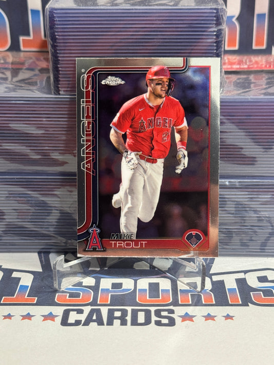 2025 Topps Chrome Mike Trout #100