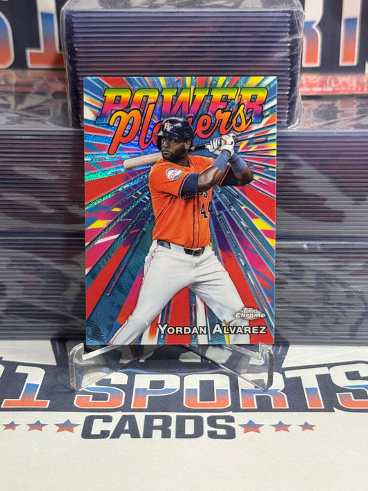 2025 Topps Chrome (Power Players) Yordan Alvarez #PP-10
