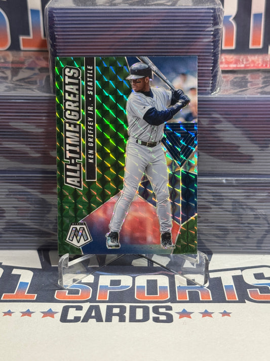 2021 Panini Mosaic (Green Prizm, All-Time Greats) Ken Griffey Jr. #ATG7