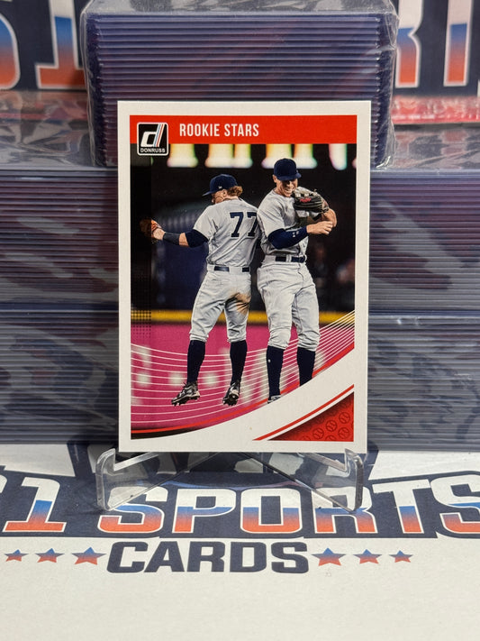 2018 Donruss (Rookie Stars) Aaron Judge & Clint Frazier #201