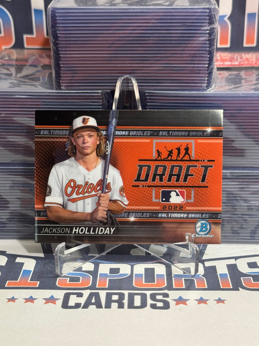 2022 Bowman Chrome (Draft) Jackson Holliday #BDN-9