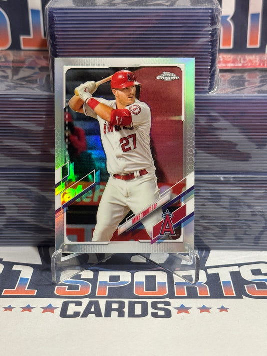 2021 Topps Chrome (Refractor) Mike Trout #27
