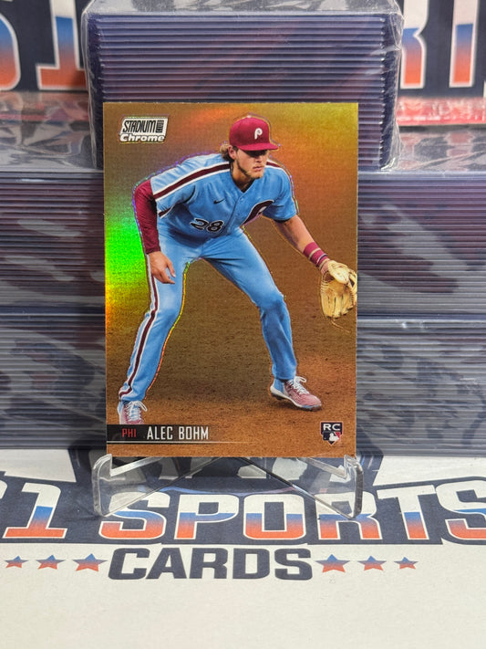 2021 Topps Stadium Club Chrome (Refractor) Alec Bohm Rookie #112