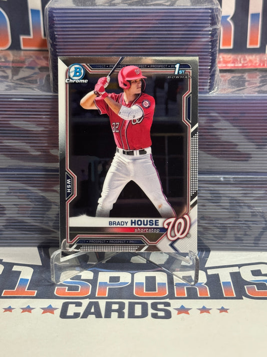 2022 Bowman Draft Chrome (1st Bowman) Brady House #BDC-186