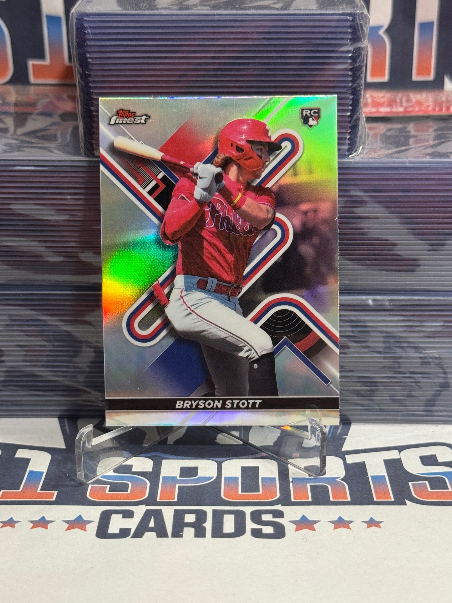 2022 Topps Finest (Refractor) Bryson Stott Rookie #13