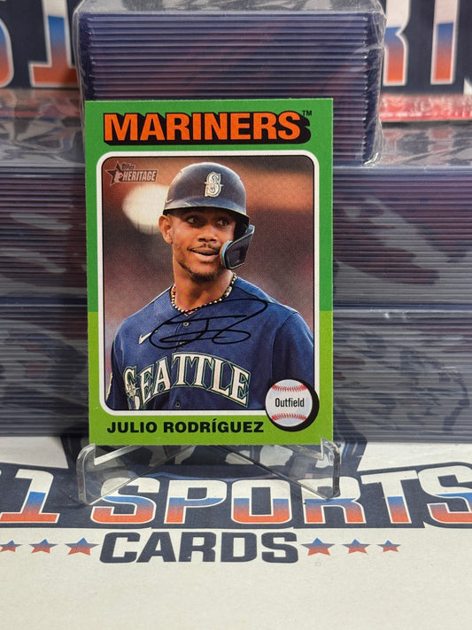 2024 Topps Heritage Julio Rodrigez #286
