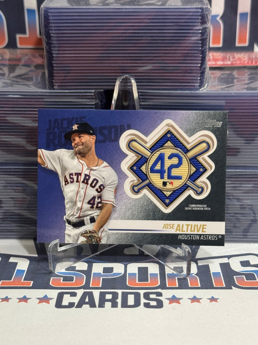 2018 Topps (Jackie Robinson Patch Relic) Jose Altuve #JRP-JA