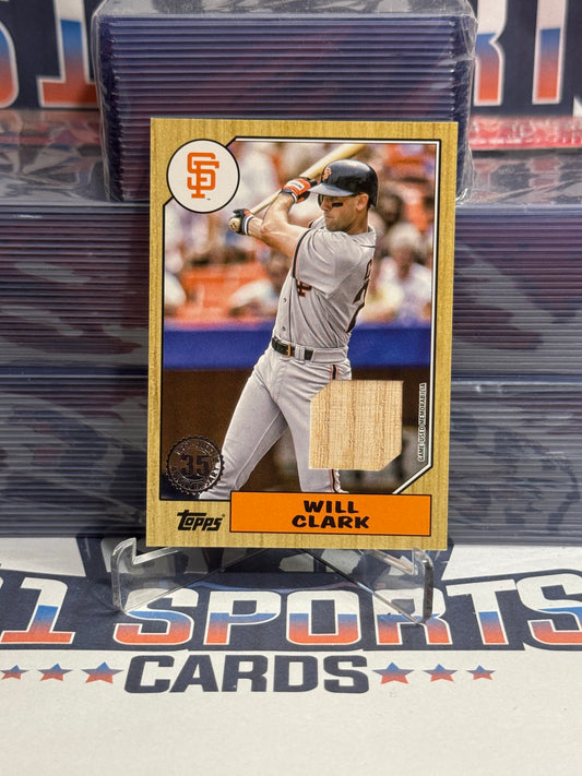 2022 Topps (1987 Redux Relic) Will Clark #87R-WCL
