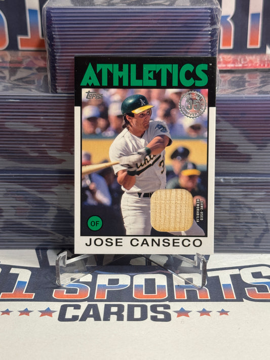 2021 Topps (1986 Redux Relic) Jose Canseco #86R-JCA