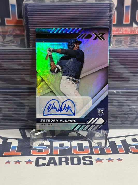 2021 Panini Chronicles (XR Auto) Estevan Florial Rookie #9