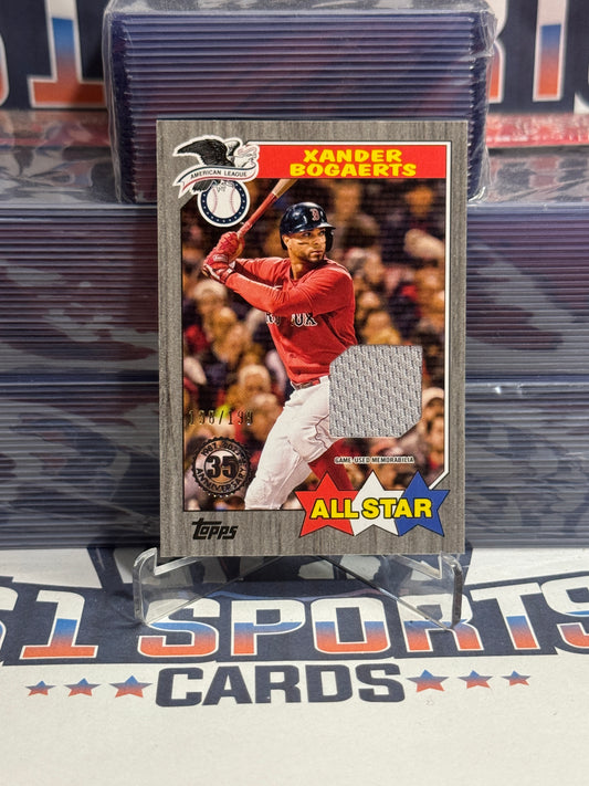 2022 Topps (Black, 1987 All-Star Redux Relic 138/199) Xander Bogaerts #87ASBR-XB