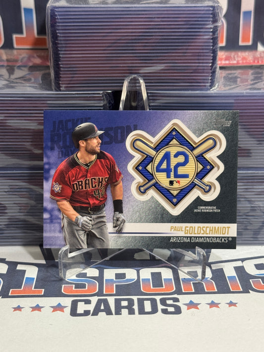 2018 Topps (Jackie Robinson Patch Relic) Paul Goldschmidt #KRP-PG