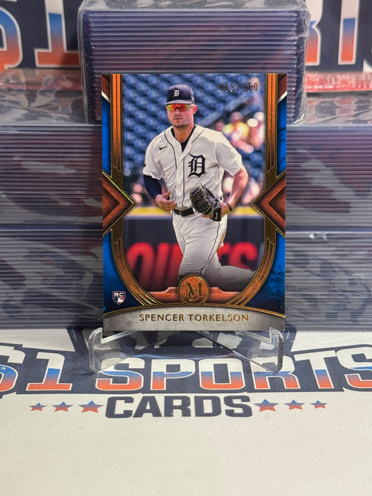 2022 Topps Museum Collection (Blue 49/150) Spencer Torkelson Rookie #83