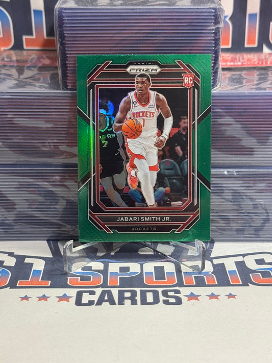 2022 Panini Prizm (Green Prizm) Jabari Smith Jr. Rookie #228
