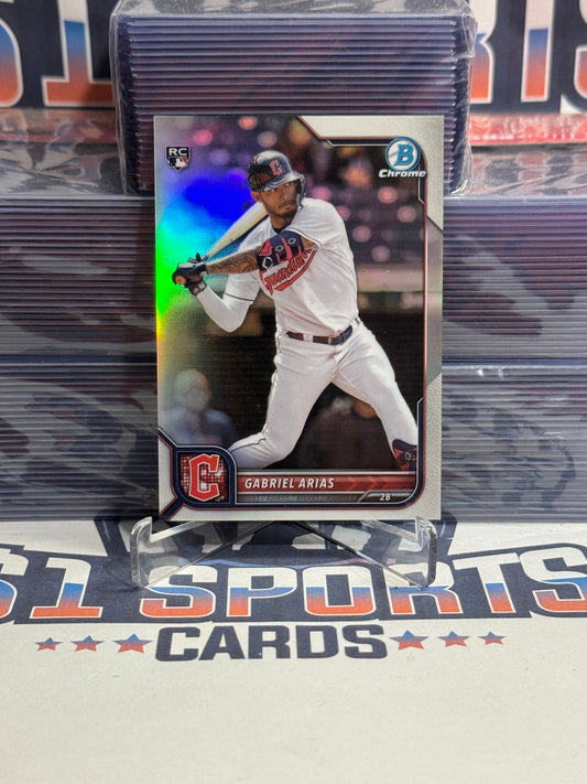2022 Bowman Chrome (Refractor 24/499) Gabriel Arias Rookie #7