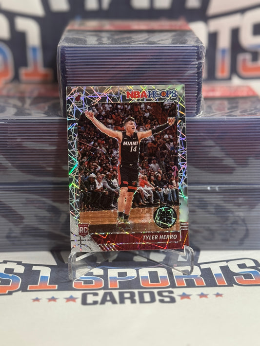 2019 Hoops Premium Stock (Silver Laser Prizm) Tyler Herro Rookie #210