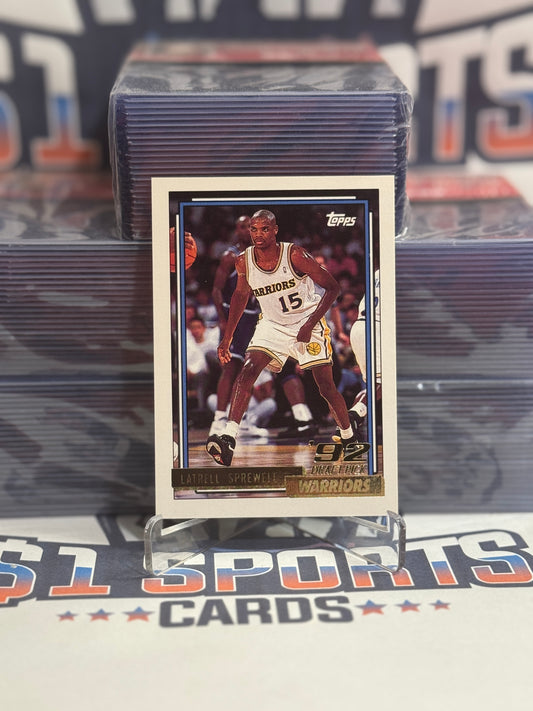 1992 Topps (Gold) Latrell Sprewell Rookie #392