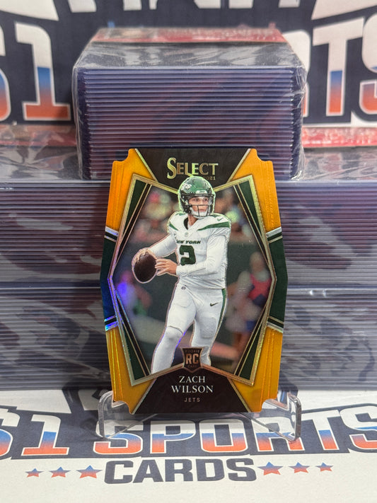 2021 Panini Select (Orange Die Cut Prizm 2/249) Zach Wilson Rookie #144