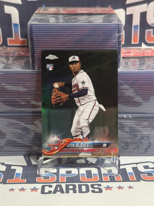 2018 Topps Chrome Update (Refractor, All-Star 224/250) Ozzie Albies Rookie #HMT76