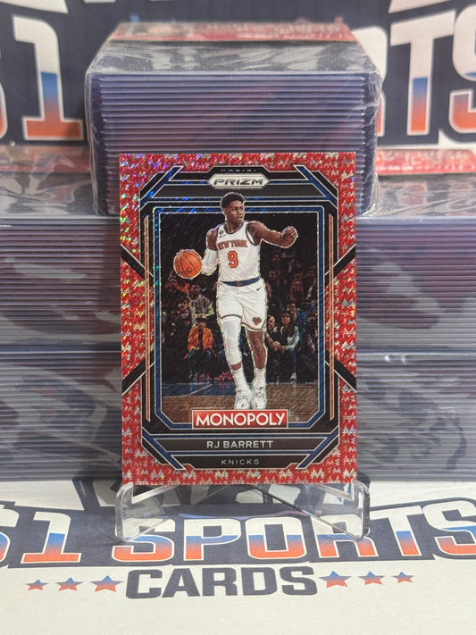 2022 Panini Prizm (Red Millionaire Shimmer Prizm 54/100) RJ Barrett #59