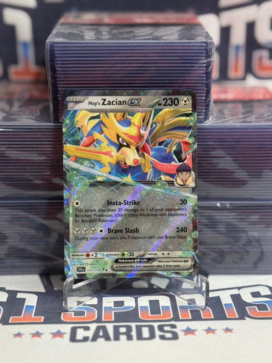 Pokemon TCG: Journey Together - Hop's Zacian EX (Double Rare) #111