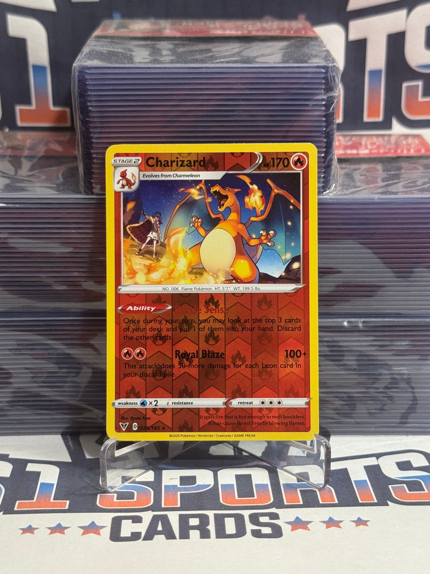 Pokemon TCG: Vivid Voltage - Charizard (Reverse Holo, Rare) #25