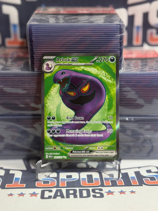 Pokemon TCG: Scarlet & Violet - Arbok EX (Ultra Rare) #185