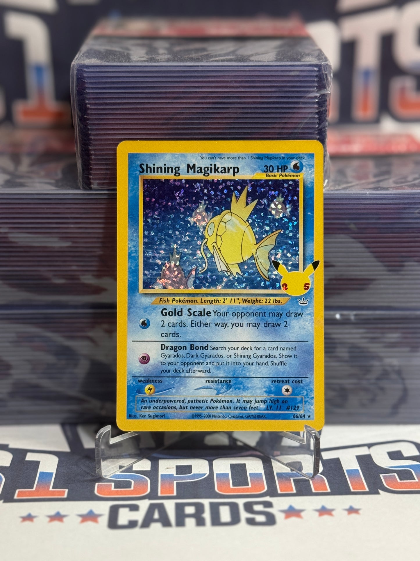Pokemon TCG: Celebrations: Classic Collection - Shining Magikarp (Rare) #66