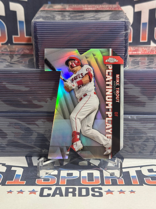 2021 Topps Chrome (Platinum Players) Mike Trout #CPDC-1