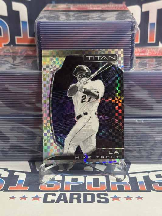 2022 Panini Chronicles (Building Blocks Prizm, Titan) Mike Trout #20